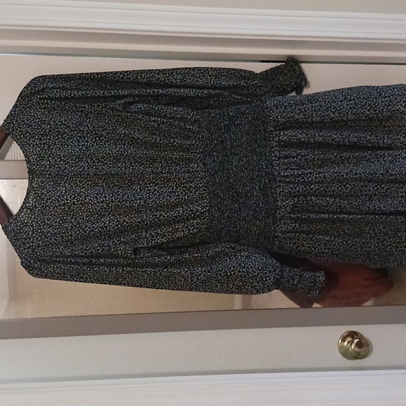 Francescas Collection, polka dot, drop cinched waist, flare mini size Medium - Picture 5 of 6